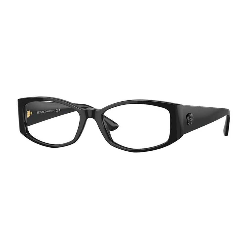 NEW VERSACE EYEGLASSES BLACK WOMEN EYEWEAR VE3343F GB1 VERSACE